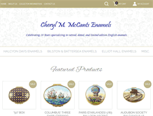 Tablet Screenshot of mccantsenamels.com